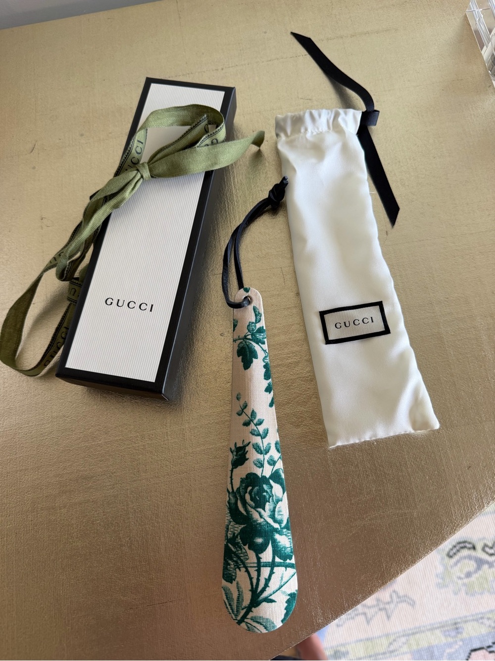 Green Floral Shoe Horn - Picture 12 of 13